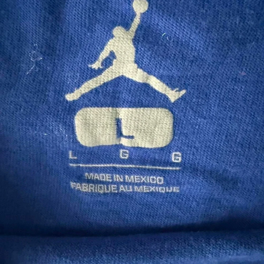 Jordan blue graphic t-shirt Size L‎ #basketball